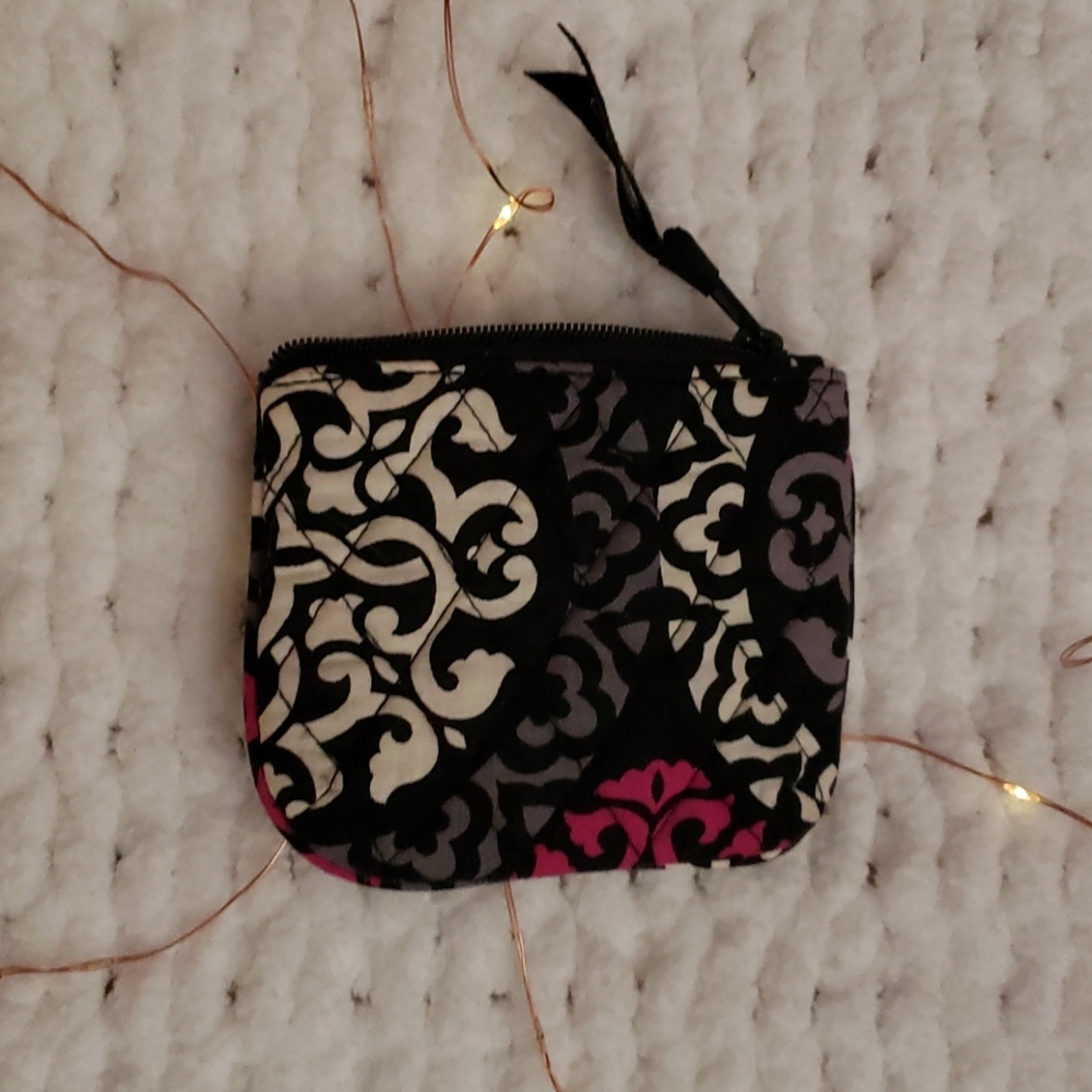Vera Bradley cosmetic bag in Canterbury Magenta